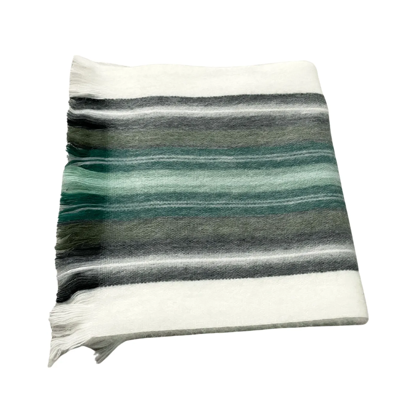 Cozy Fringed Ecuadorian Alpaca Fiber Scarf