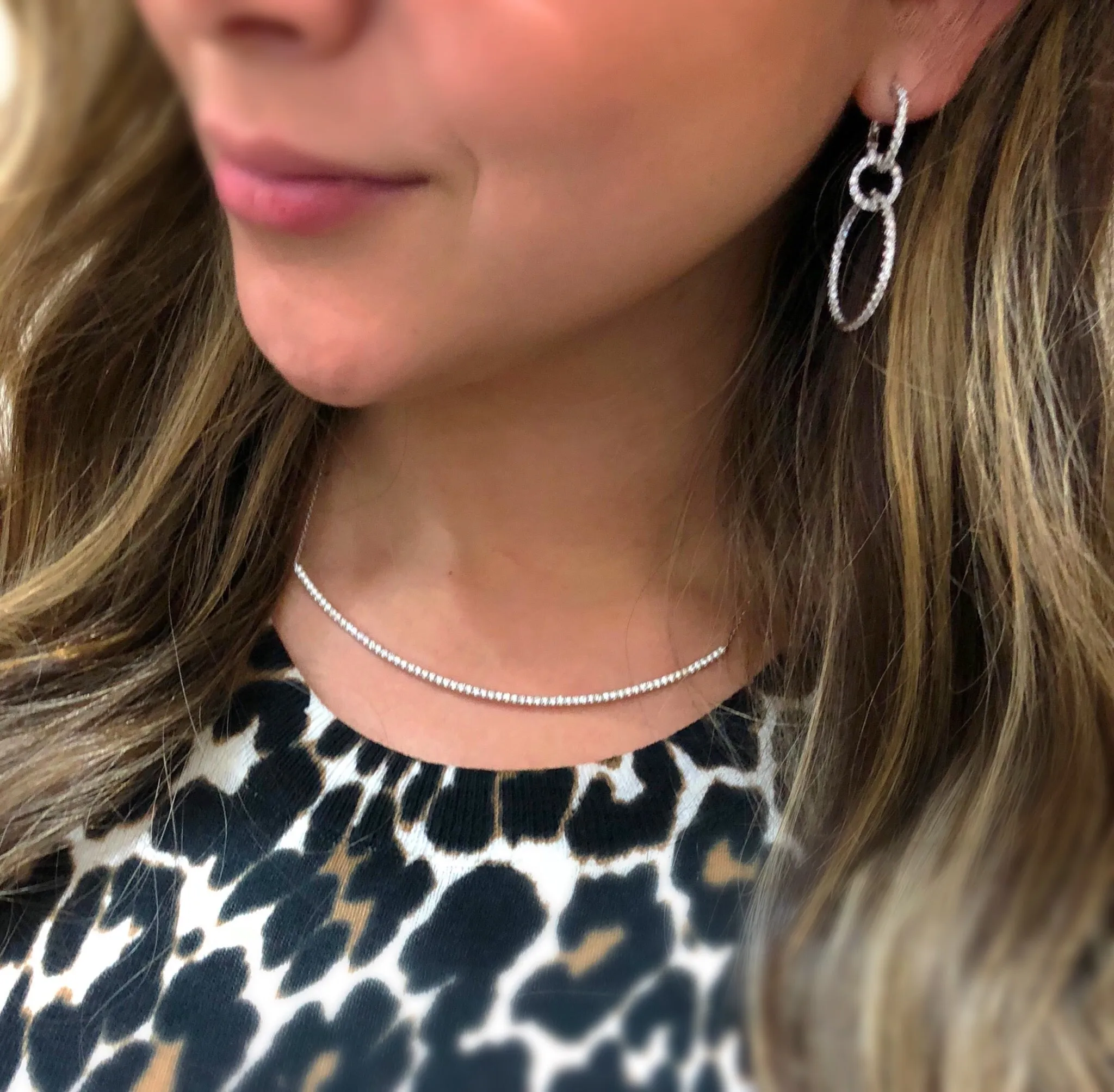 Diamond Dangle Cocktail Earrings