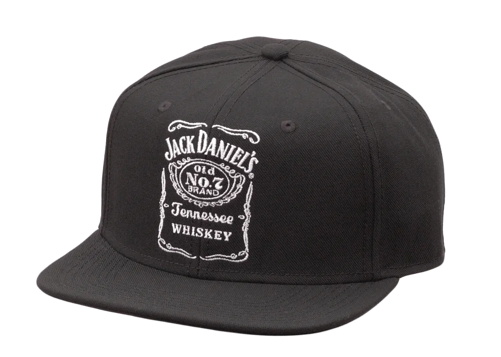 Jack Daniels Polyester Woven Flatbrim Cap