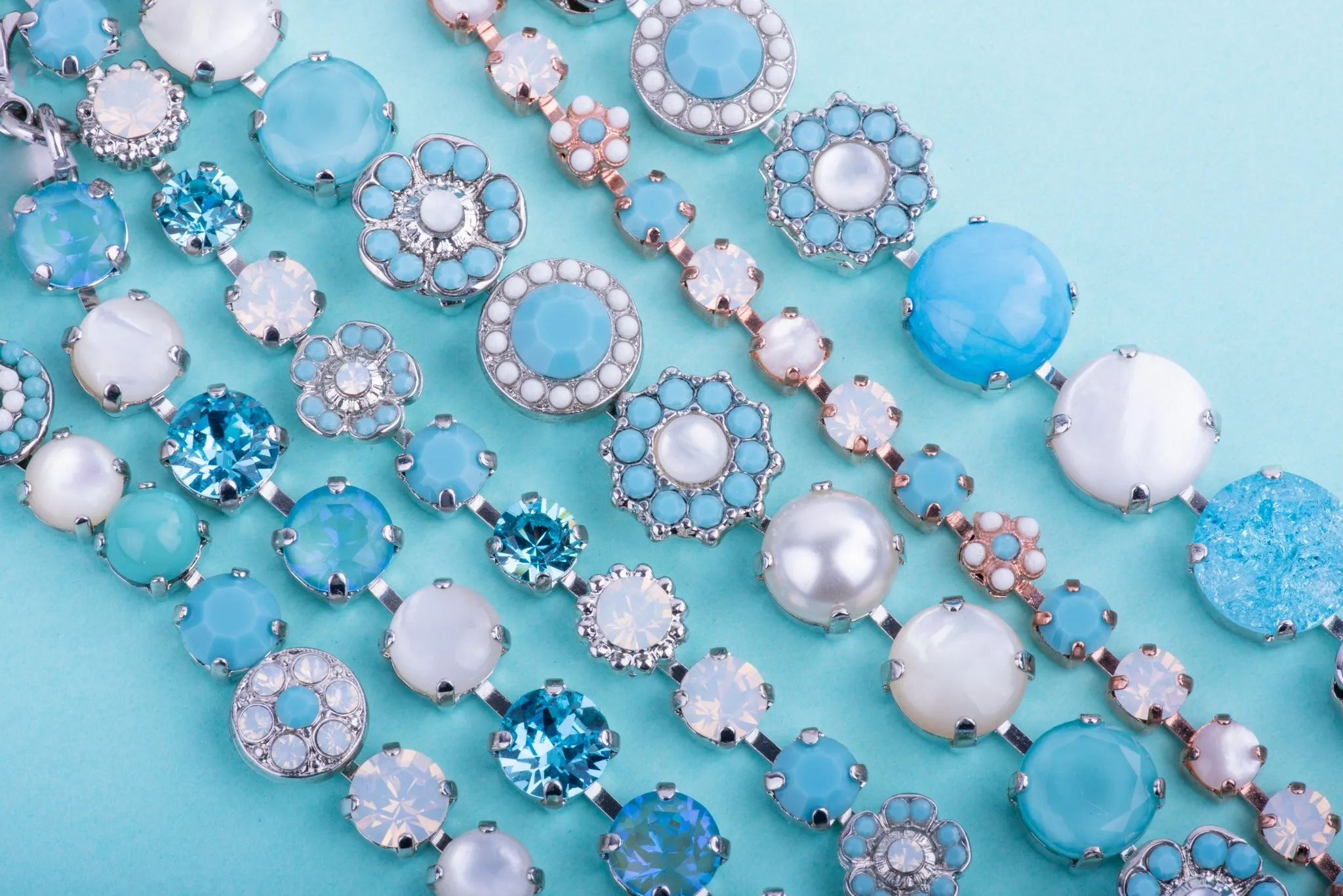 Medium Bloom Necklace in "Aegean Coast" *Custom*