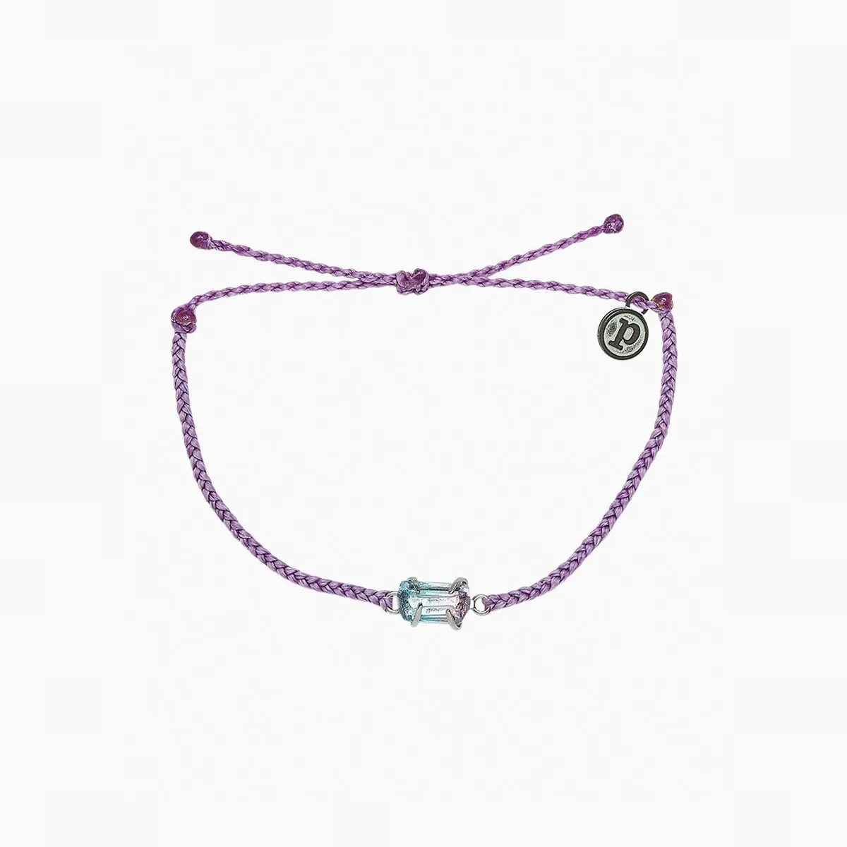 Pura Vida Bracelet Mermaid Quartz Silver Black One Size