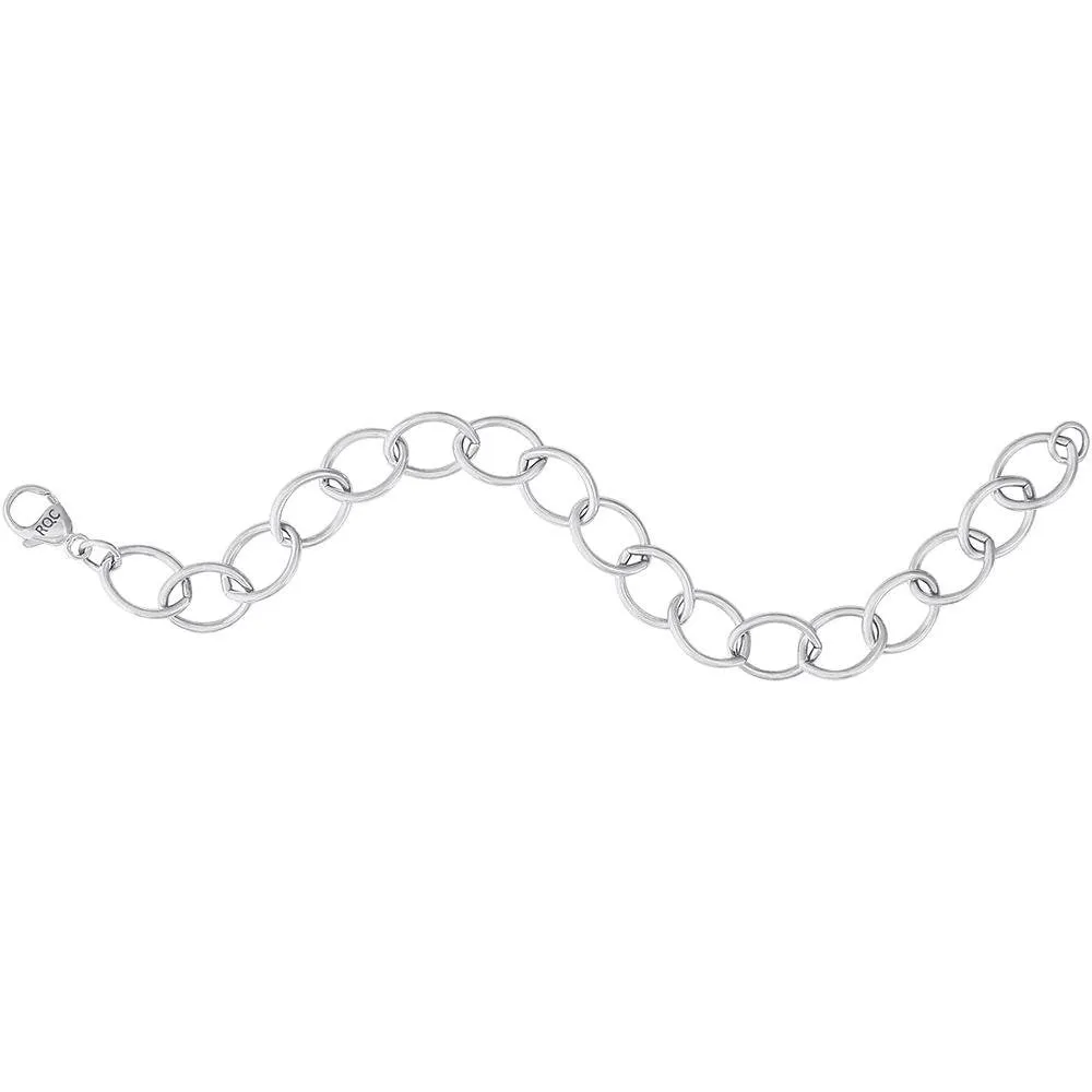 Rembrandt Charms - Single Link Open Curb Classic Charm Bracelet - 20-0116