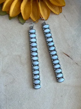 White Trail Earrings